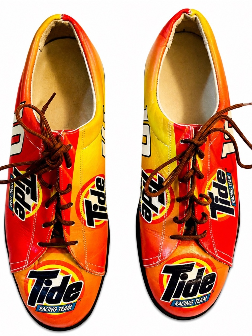 Vintage Tide Racing Team #10 NASCAR leather shoes - Picture 5 of 6